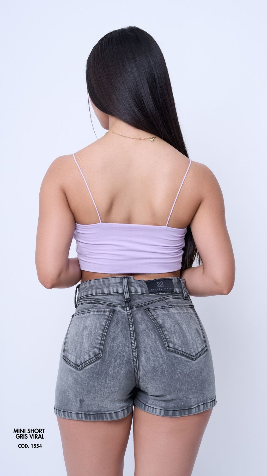 MINI SHORT GRIS VIRAL
