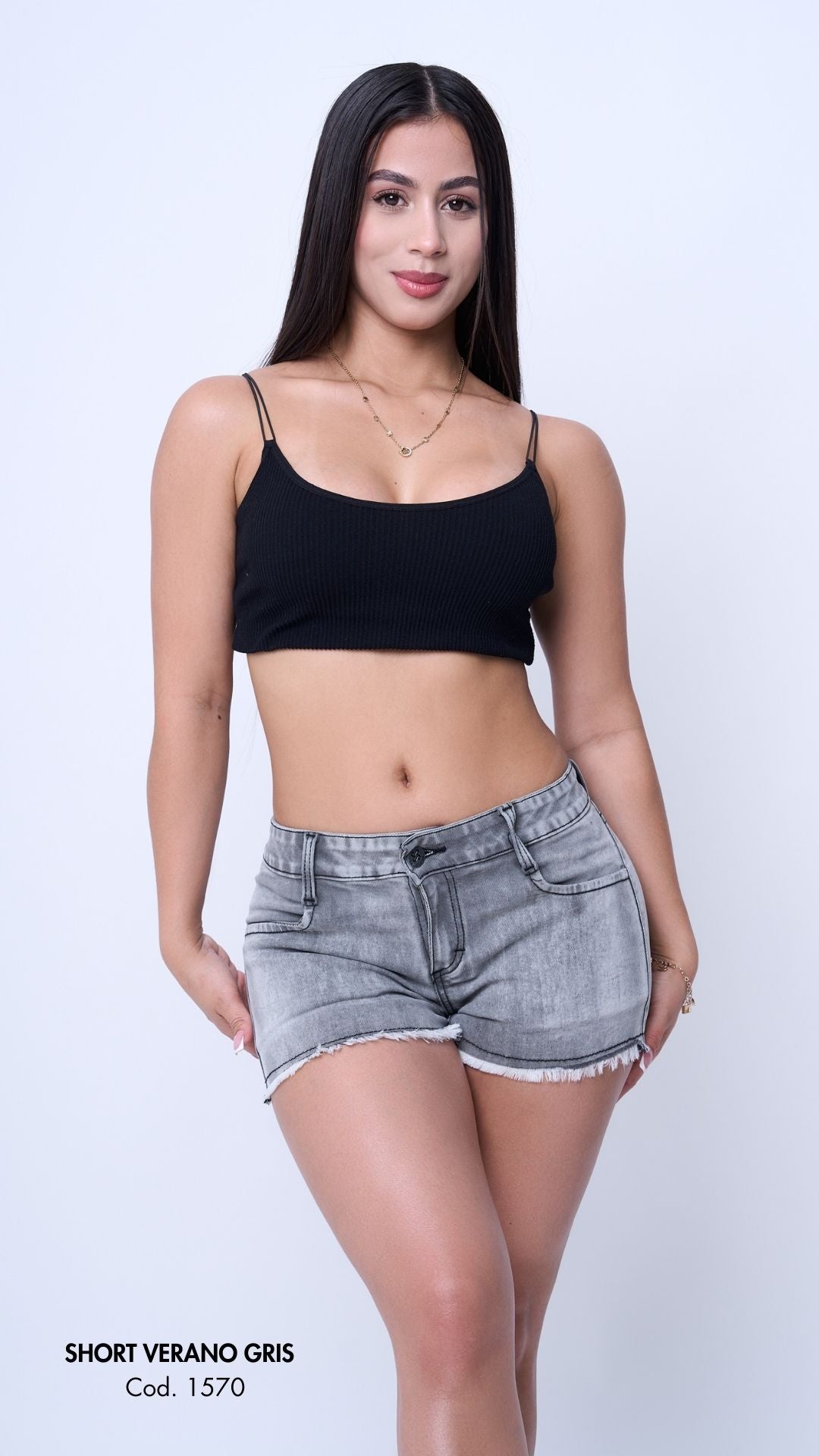 SHORT VERANO GRIS