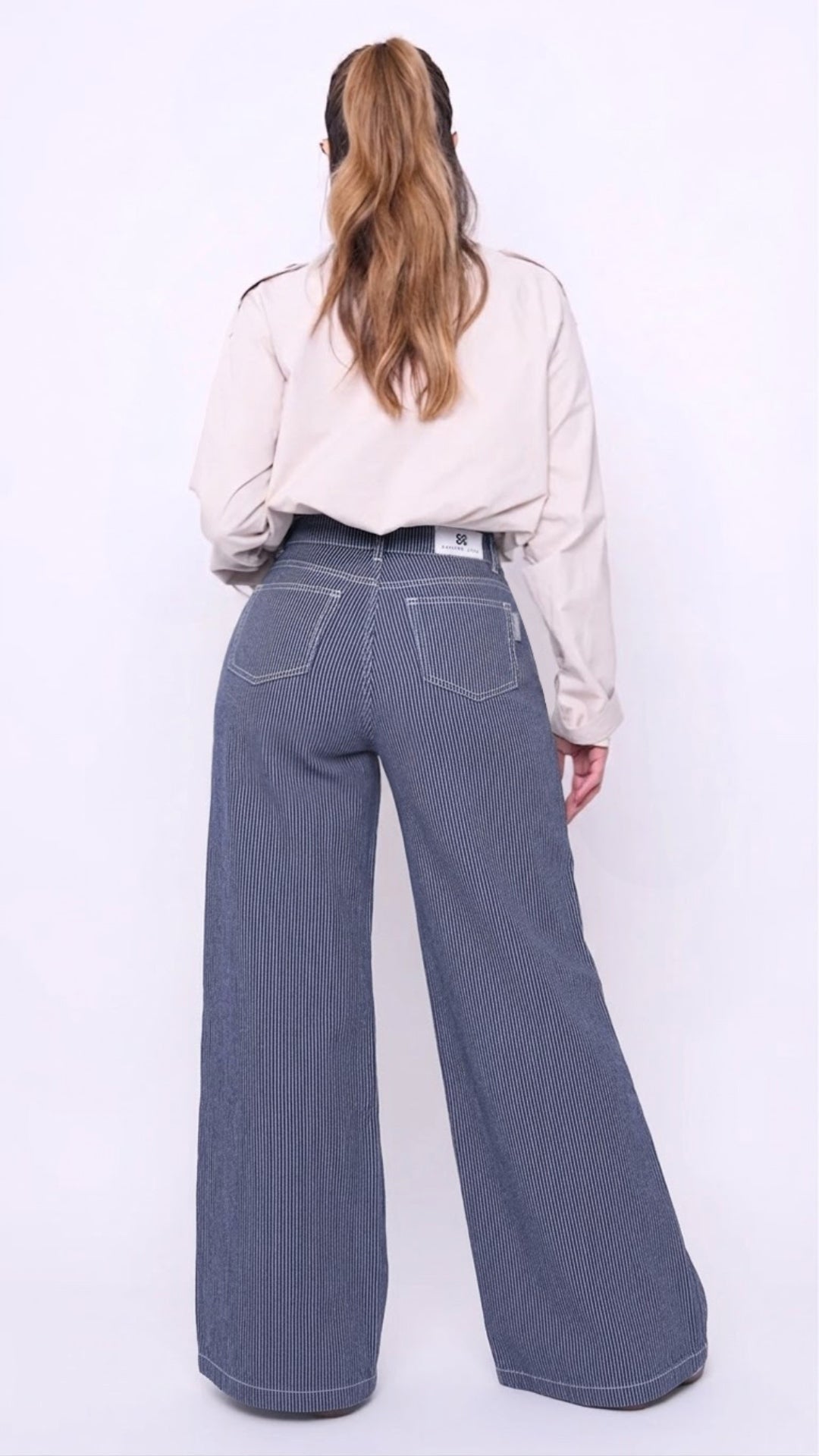 WIDE LEG MICRO RAYAS C1664