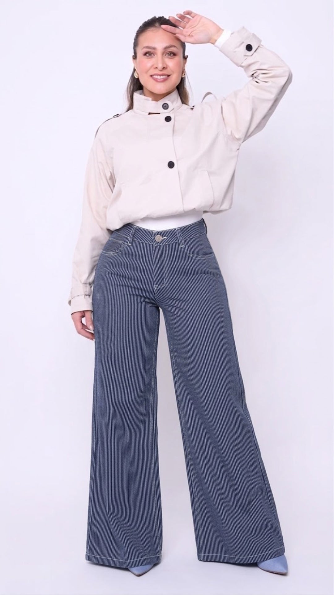 WIDE LEG MICRO RAYAS C1664