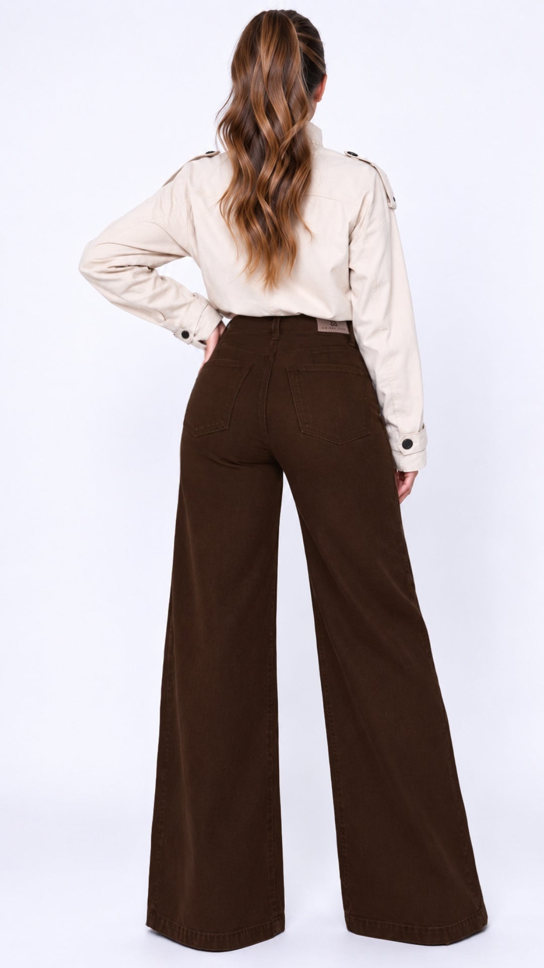 WIDE LEG CHOCOLATE EXPRESO C1663