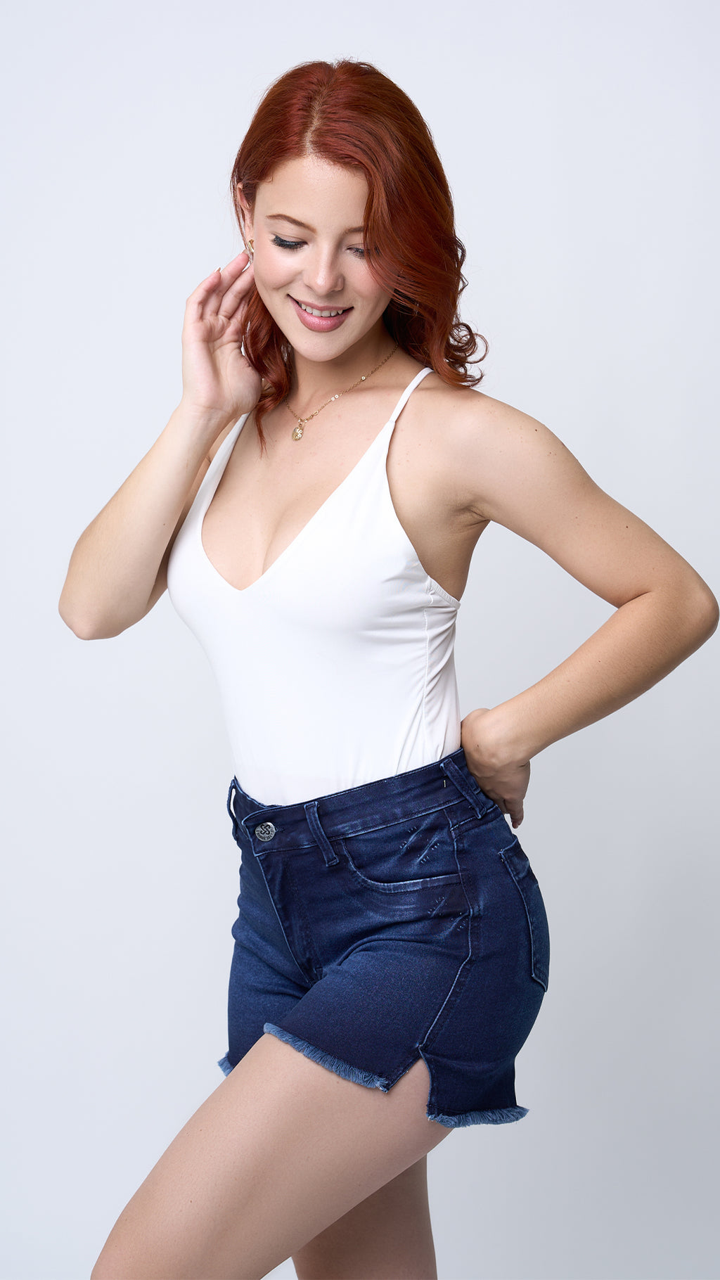 SHORT TEXAS AZUL