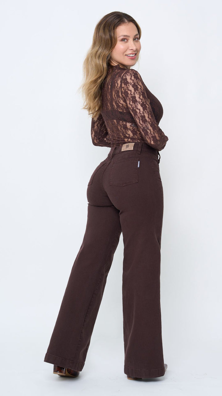 WIDELEG CRUZADO CHOCOLATE C1636