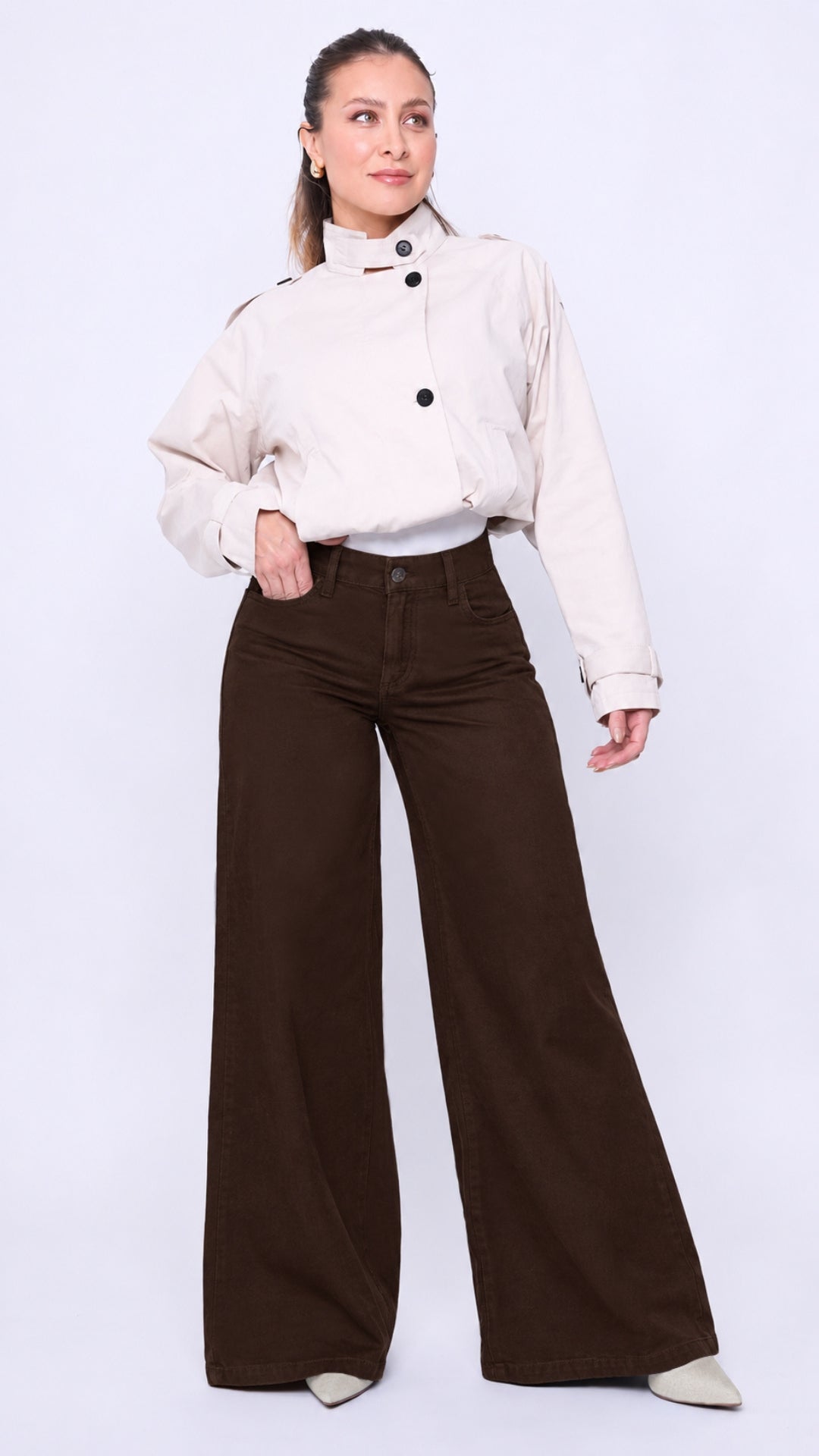 WIDE LEG CHOCOLATE EXPRESO C1663