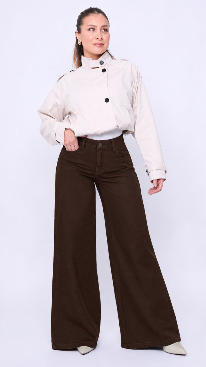 WIDE LEG CHOCOLATE EXPRESO C1663