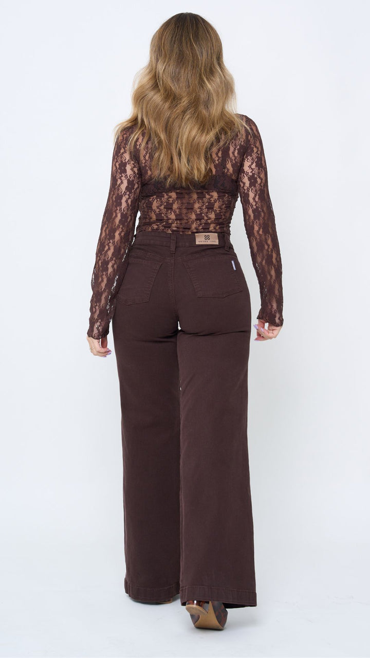 WIDELEG CRUZADO CHOCOLATE C1636