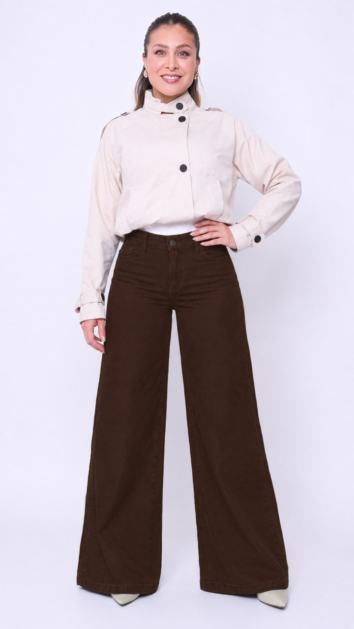 WIDE LEG CHOCOLATE EXPRESO C1663