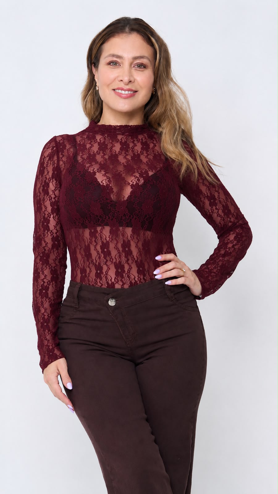 POLERA ENCAJE P04
