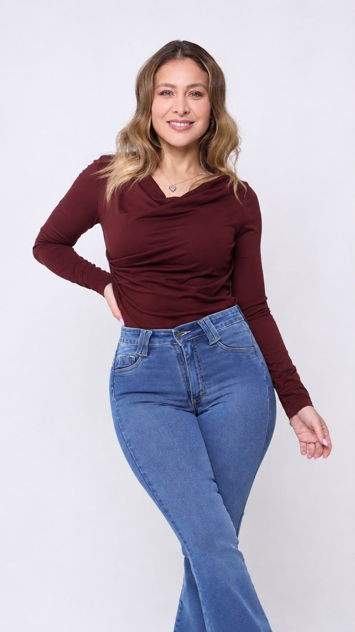 POLERA DRAPEADA P05
