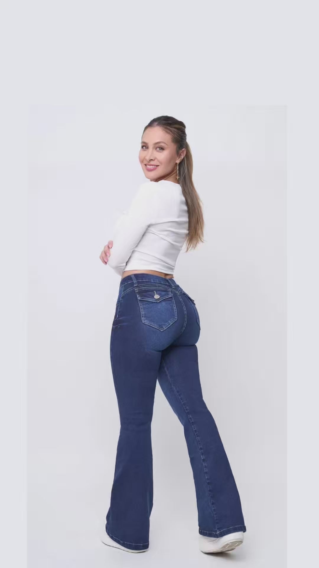 FLARE SABRINA AZUL C1648