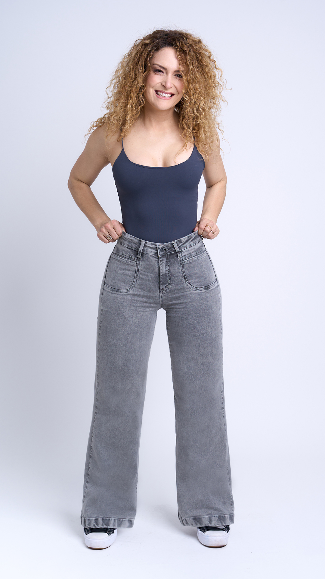 Wide Leg Gris Soft
